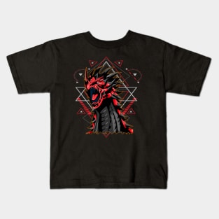 dragon angry Kids T-Shirt